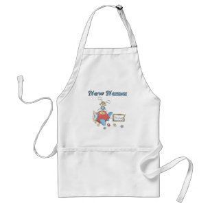 Delantal Nuevo Nana de camisetas y regalos para niños avion