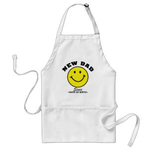 Delantal Nuevo regalo personalizado del papá de la cara