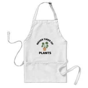 Delantal Nunca cansado de las plantas