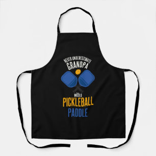 Delantal Nunca Subestimes Al Abuelo Con Una Pelota De Pickl