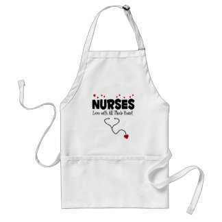 Delantal Nurse Heart Gift