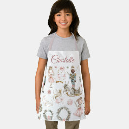 Delantal Nutcracker & Ballerina Kids Apron | Custom Name