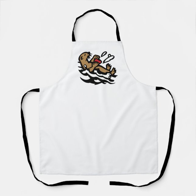 Delantal Nutria marina (Anverso)