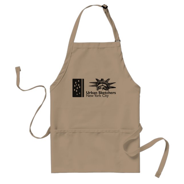 Delantal NYC Urban Sketchers Apron (Frente)