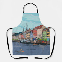 Nyhavn Copenhagen Dinamarca Esfuerzo capítico