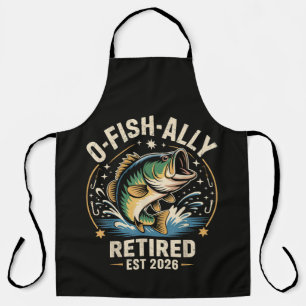 Delantal O-Fish-Ally Retirado 2026 Pescador Pesca