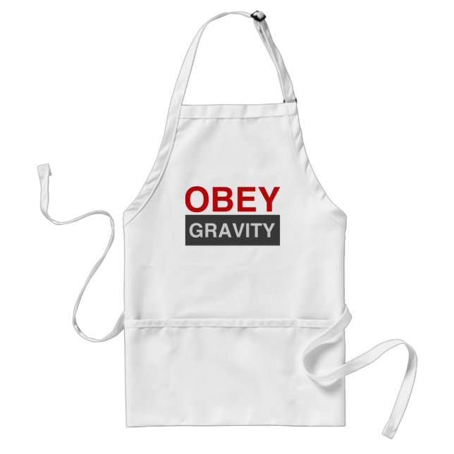 Delantal Obey Gravity (Frente)