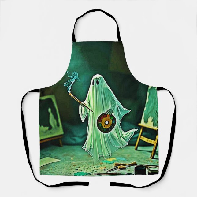 Delantal Obra maestra de la fantasía de un artista fantasma (Anverso)