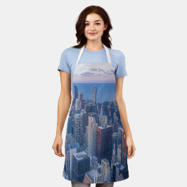 Delantal Obras de arte de edificios arquitectónicos de Chic