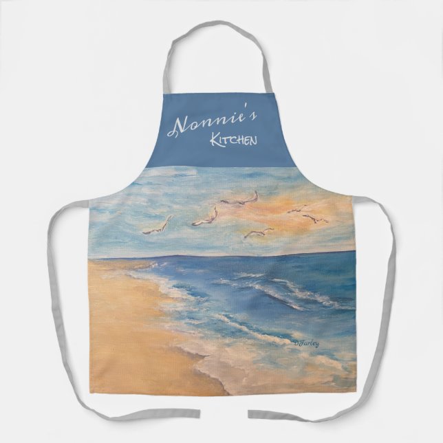 Delantal Ocean Beach Breeze Apron (Anverso)