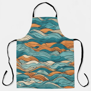 Delantal Ocean Currents: Stylized Wave Pattern