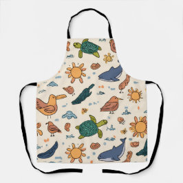 Delantal Ocean Light All-Over Print Apron Gift
