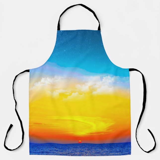 Delantal Ocean Sunrise Apron (Anverso)