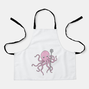 Delantal Octopus as Wizard con Trident