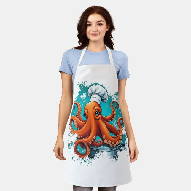 Delantal Octopus Chef (Gastado)