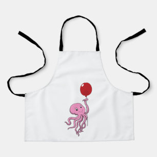 Delantal Octopus con globo