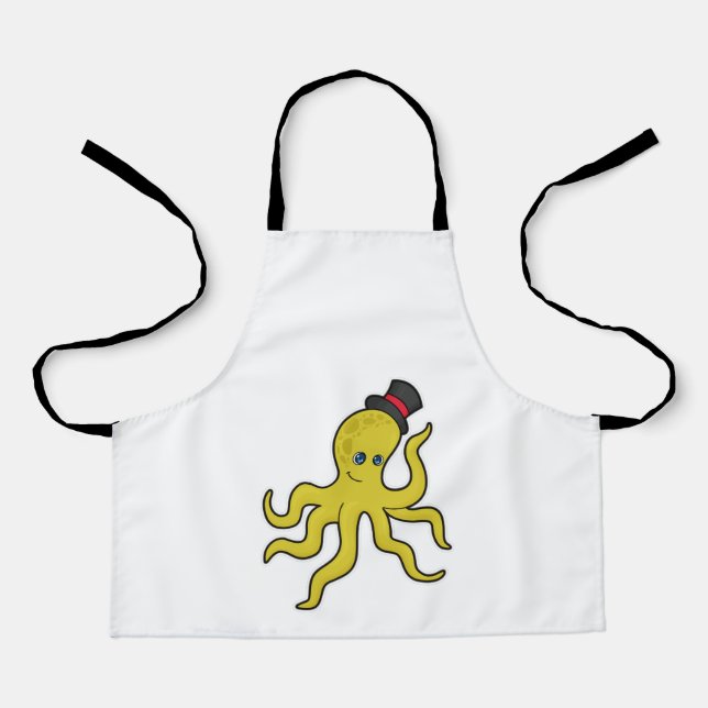 Delantal Octopus con Gorra (Anverso)