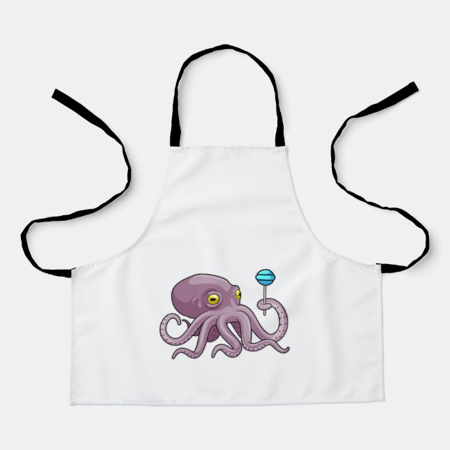 Delantal Octopus con Lollipop (Anverso)