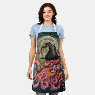 Delantal Octopus Halloween Apron