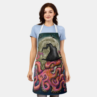 Delantal Octopus Halloween Apron