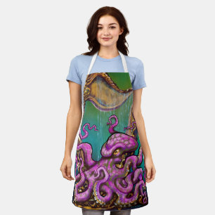 Delantal Octopus Harp Apron