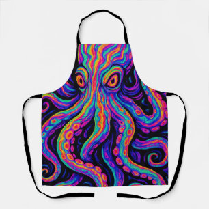Delantal Octopus trippy vibrante