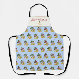 Delantal Ode al Apron Azul del Cuerno Francés Nutcracker