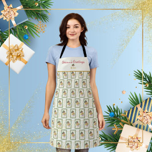 Delantal Ode al Apron del Acento de Marfil de Nutcracker Ga