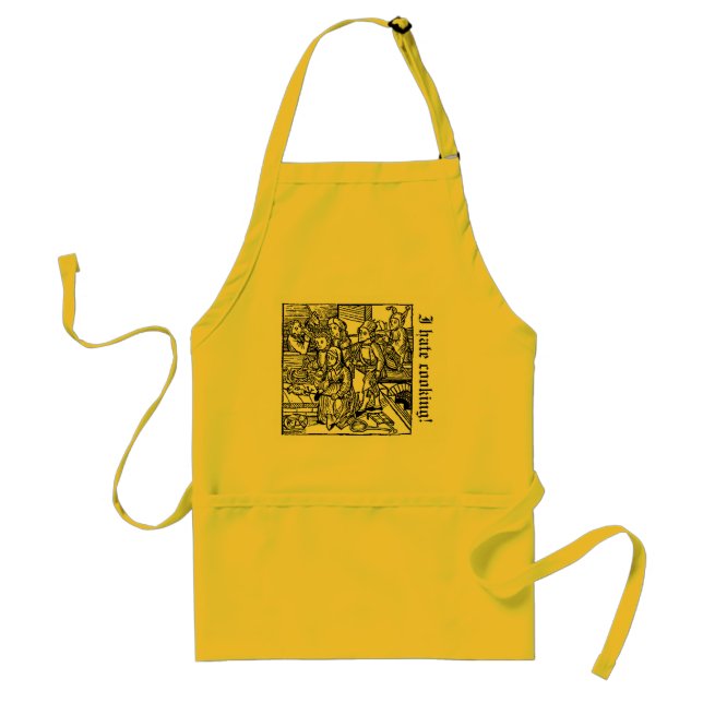 Delantal ¡Odio cocinar! (Frente)