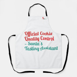 Delantal : Official Cookie Quality Control — Santa’s Tastin