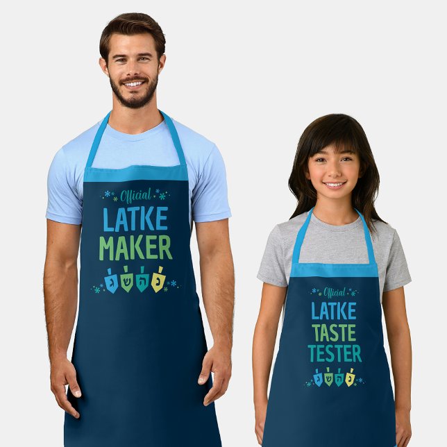Delantal Official Latke Maker Hanukkah Apron (Subido por el creador)