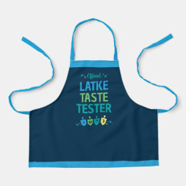 Delantal Official Latke Taste Tester Kids Hanukkah Apron