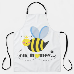 Delantal Oh Honey Valentines reina Bee personaje con tiara