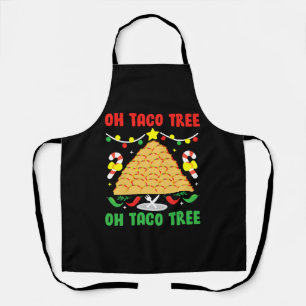 Delantal Oh Navidades de Taco Tree Mexican Food Taco Lover
