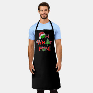 Delantal Oh Qué Navidades Diversos Pickleball Kitchen Black