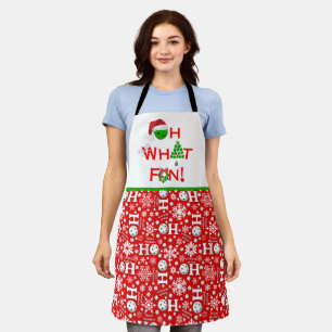 Delantal Oh Qué Navidades divertidos Pickleball Ho Ho Ho Re