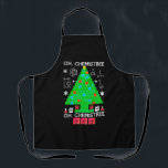 Delantal Oh Químist Chemist Tree Funny Science Navidades<br><div class="desc">Oh Químist Chemist Tree Funny Science Navidades</div>