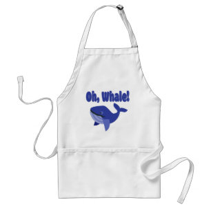 Delantal Oh, Whale Pun Funny