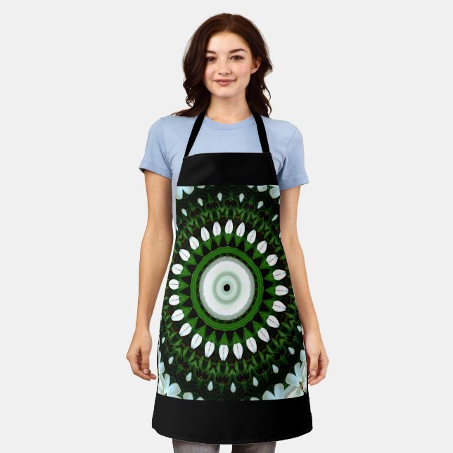 Delantal Ojo de la Magnolia Blanca (Gastado)