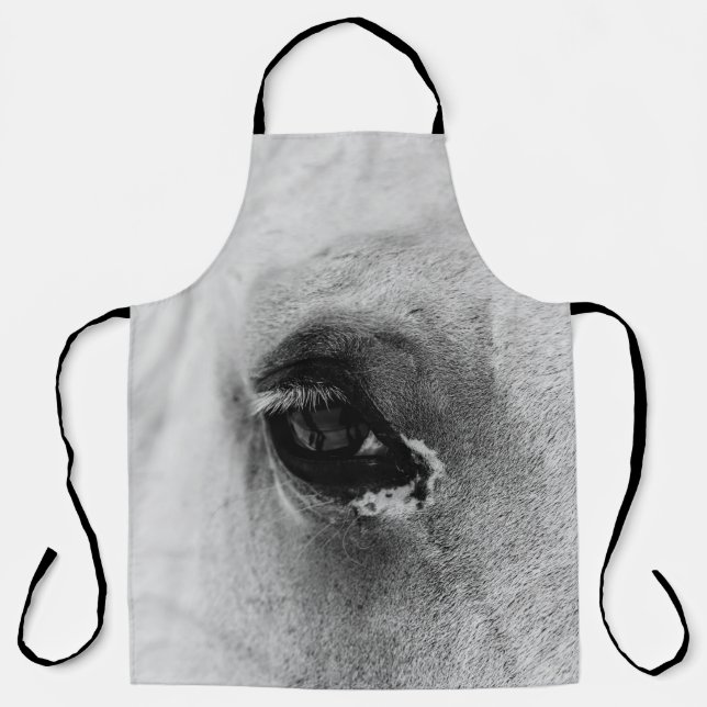 DELANTAL OJO DEL CABALLO BLANCO (Anverso)