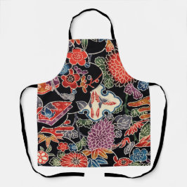 Delantal Ojo japonés okinawense (Bingata)