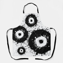 Ojo malvado negro y blanco