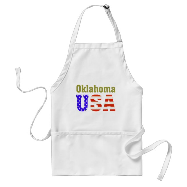 Delantal ¡Oklahoma los E.E.U.U.! (Frente)