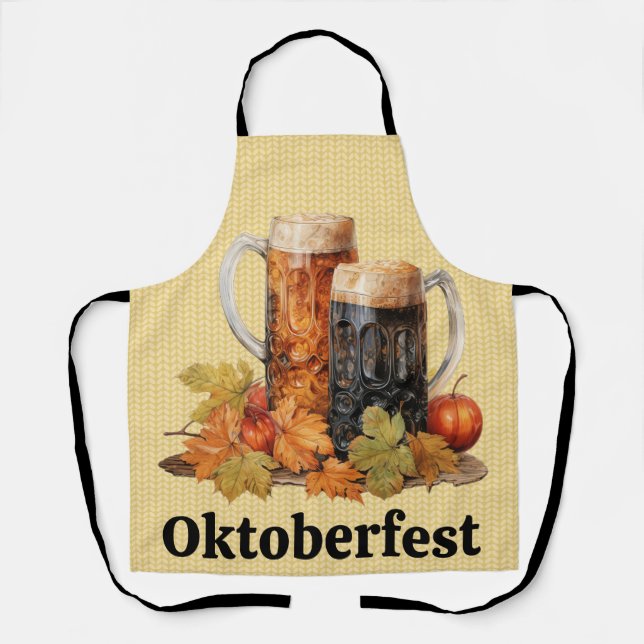 Delantal Oktoberfest Beer Mugs Apron (Anverso)