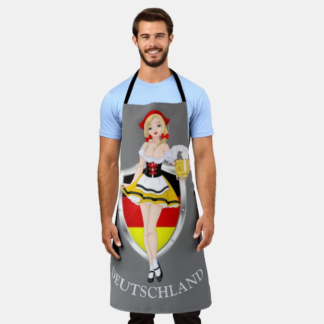 Delantal Oktoberfest Deutschland Alemania Apron (Gastado)