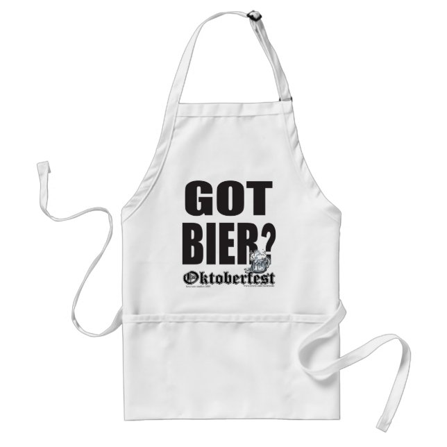 Delantal ¿Oktoberfest se volvió más Bier? (Frente)