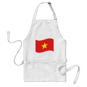 Delantal Ola de bandera de Vietnam