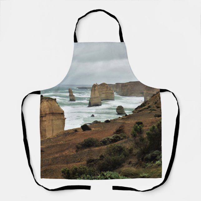 Delantal Olas contra el tiempo - Gran Ruta del Océano (Anverso)