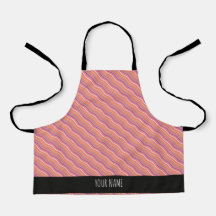 Olas Peach Vertical Color amarillo Azul Patrón mín