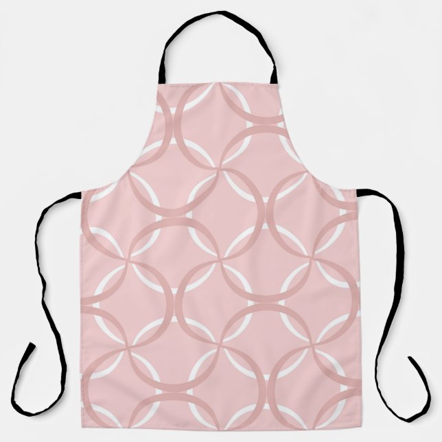 Delantal Olas rosas: patrón de Moda sin foco (Anverso)